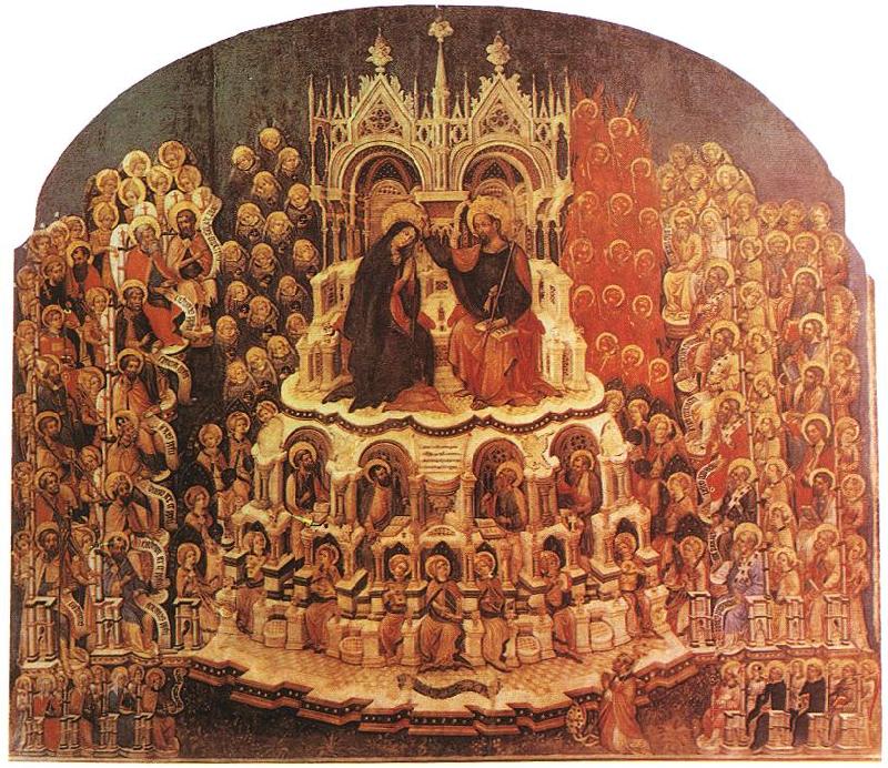 JACOBELLO DEL FIORE Coronation of the Virgin sf oil painting picture